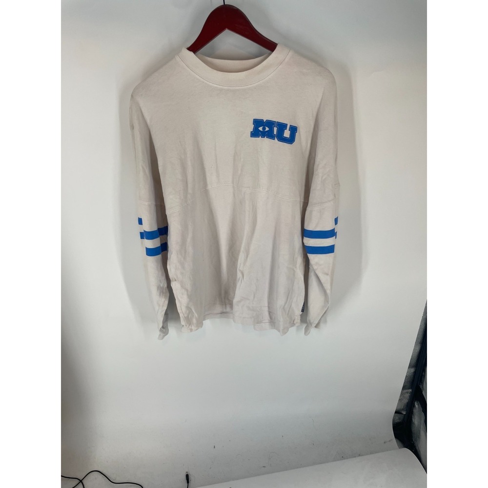 Disney Parks Monsters University White Long-Sleeve Spirit Jersey Mens M